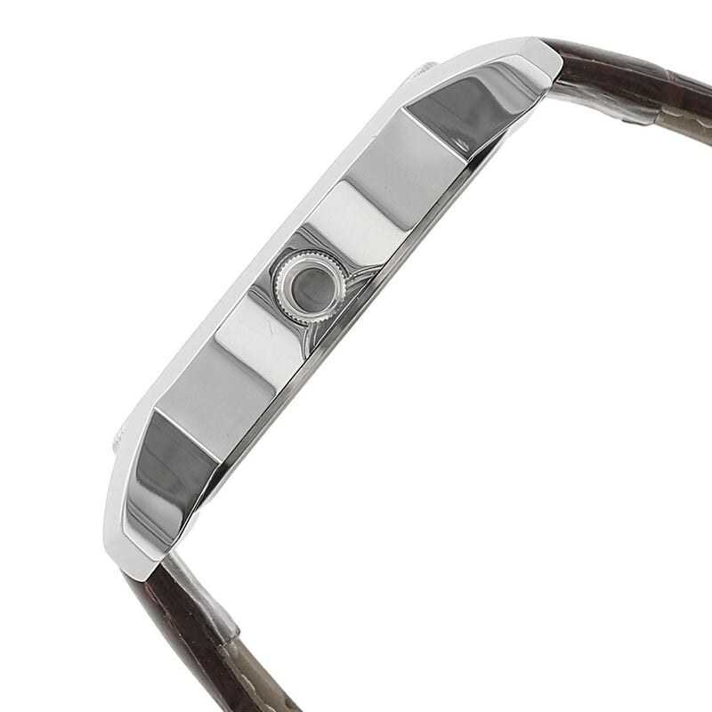 Sonata Quartz Analog Silver Dial Leather Strap Watch for Men