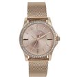 Sonata Poze Quartz Analog Rose Gold Dial Mesh Strap Watch for Women - image number 1