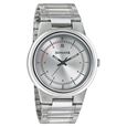 Sonata Quartz Analog Black Dial Leather Strap Watch for Men