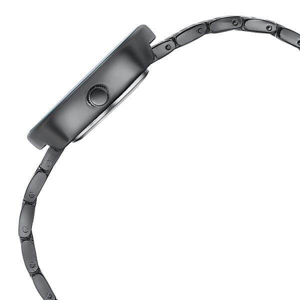 Sonata Poze Quartz Analog Black Dial Metal Strap Watch For Women - image number 4