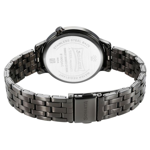 Sonata Unveil Quartz Analog Grey Dial Metal Strap Watch for Women - image number 3