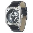 Sonata Quartz Analog Silver Dial Leather Strap Watch for Men