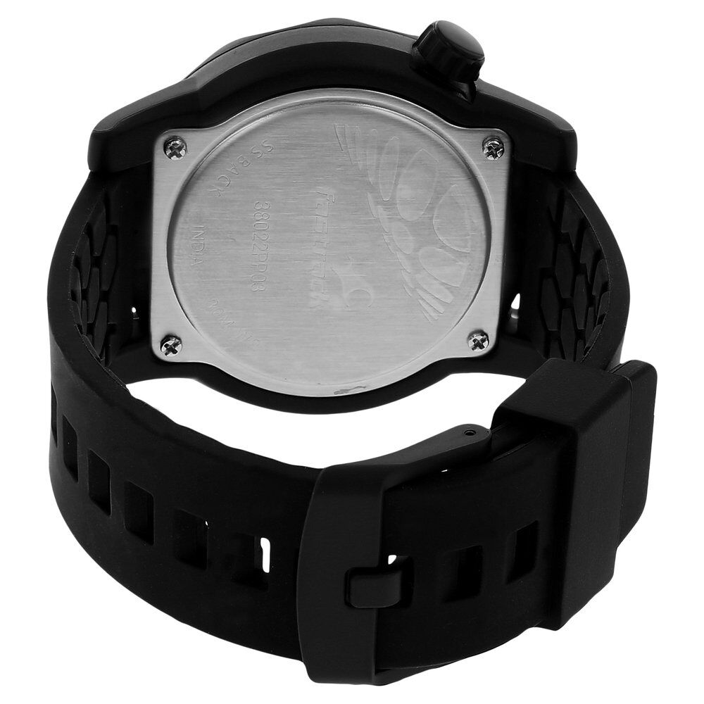 Fastrack Quartz Analog Black Dial Plastic Strap Watch for Unisex