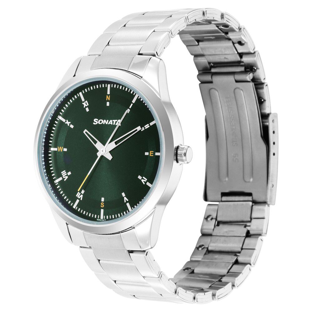 Sonata watches stainless steel sale