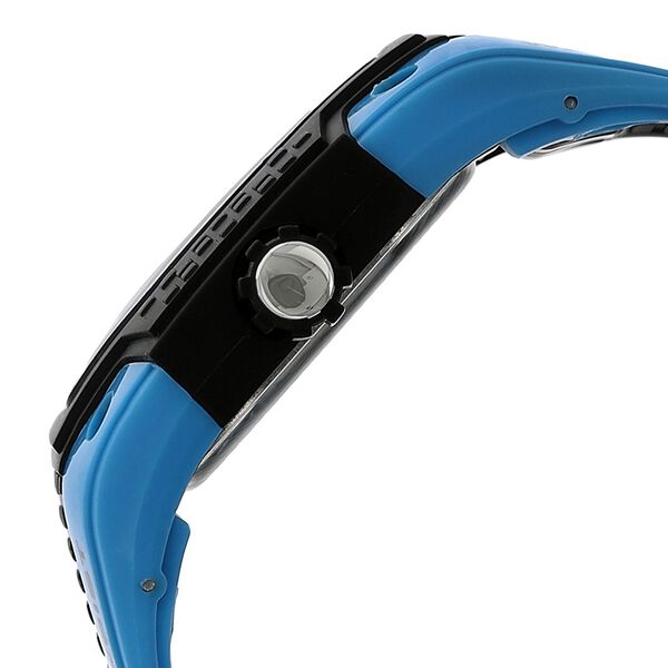 SF Quartz Analog Black Dial Plastic Strap Watch for Men - image number 2