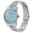 Sonata Poze Quartz Analog Blue Dial Silver Metal Strap Watch For Men - image number 3