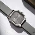 Sonata Poze Quartz Analog Grey Dial Silicone Strap Watch for Men - image number 0