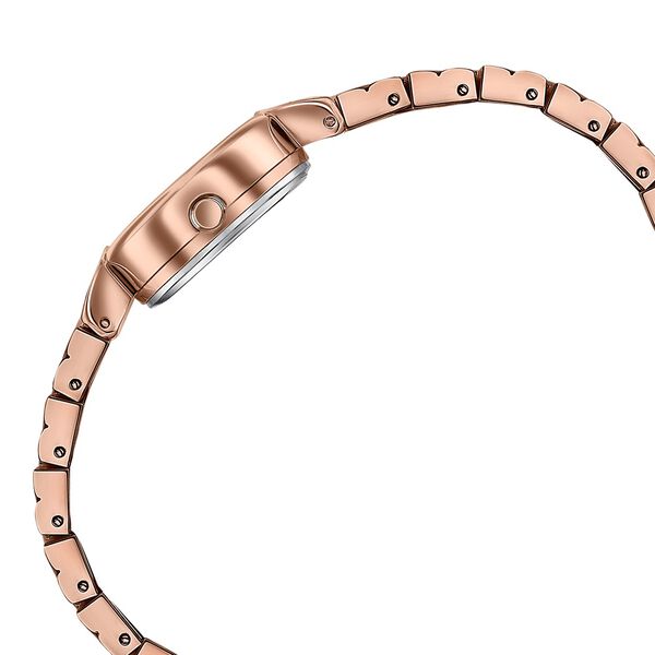 Women's Vintage style Pink dial Bracelet Watch - image number 4