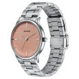 Sonata Aspire Quartz Analog Brown Dial Silver Stainless Steel Strap Watch For Men - image number 2