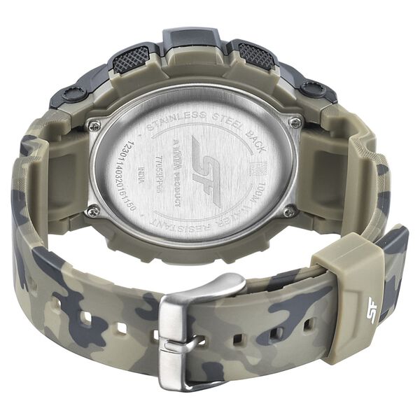 SF Digital Dial PU Strap Watch for Men - image number 3