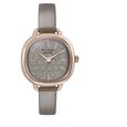 Sonata Poze Quartz Analog Grey Dial Leather Strap Watch For Women - image number 1