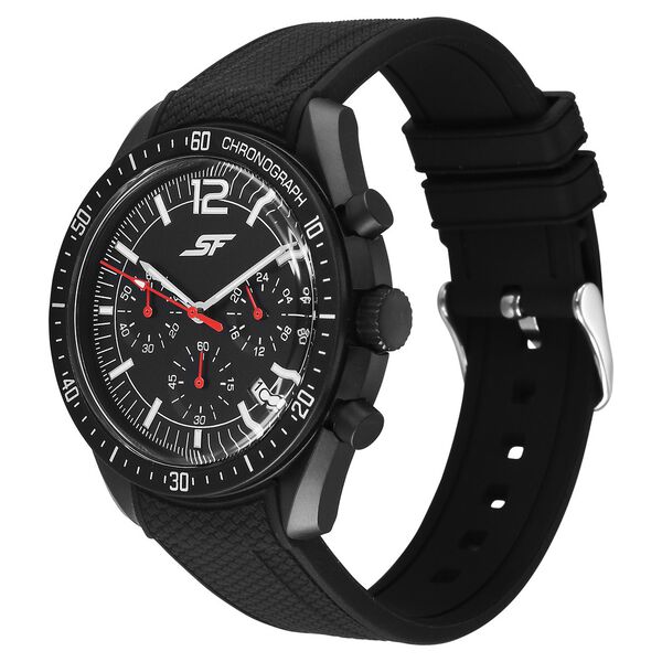 SF Genesis Bold Chronograph Watch for Men with Black Strap - image number 2