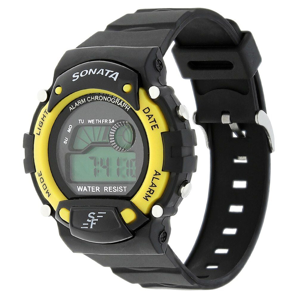SF Digital Dial Plastic Strap Watch for Men