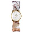 Sonata Poze Quartz Analog White Dial Multicoloured Colour Fabric Strap Watch For Women - image number 2