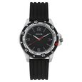 SF Quartz Analog Black Dial Plastic Strap Watch for Men - image number 0
