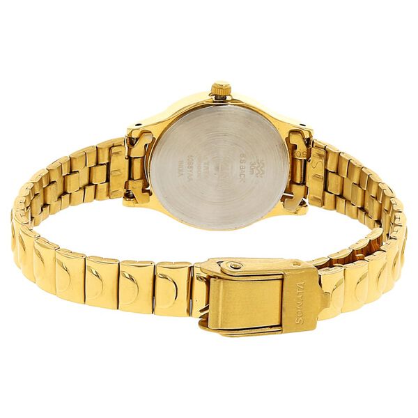 Sonata Quartz Analog Champagne Dial Stainless Steel Strap Watch for Women - image number 3
