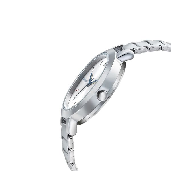 Sonata Quartz Analog Silver Dial Stainless Steel Strap Watch for Women - image number 2