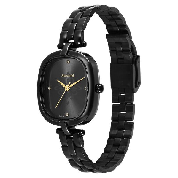 Sonata Utsav Black Dial Watch for Women - image number 1