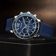 Sonata Chronos Quartz Analog with Date Blue Dial Blue Colour Plastic Strap Watch For Men - image number 0