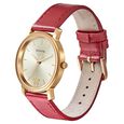Sonata Play Champagne Dial Women Watch With Leather Strap - image number 1
