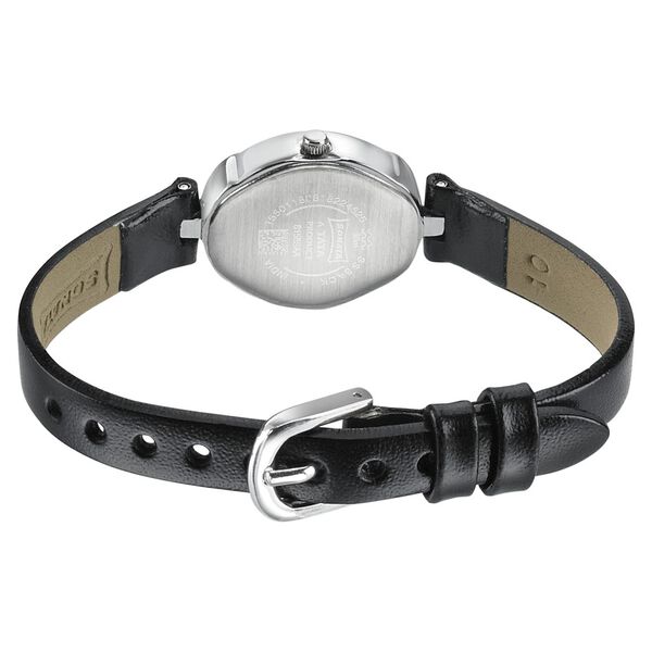 Sonata Essentials Black Dial Women Watch With Leather Strap - image number 3