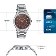 Sonata Jashn Quartz Analog Grey Dial Silver Metal Strap Watch For Men - image number 3