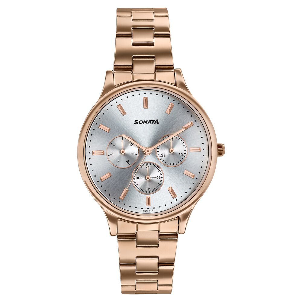 Sonata Women�s Work Wear rose goldWatch - Premium Multifunction design for everyday style-picture-11