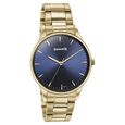 Sonata Quartz Analog Blue Dial Golden Stainless Steel Strap Watch For Men - image number 2