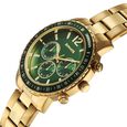 Sonata Chronos Quartz Analog with Date Green Dial Golden Colour Stainless Steel Strap Watch For Men - image number 2