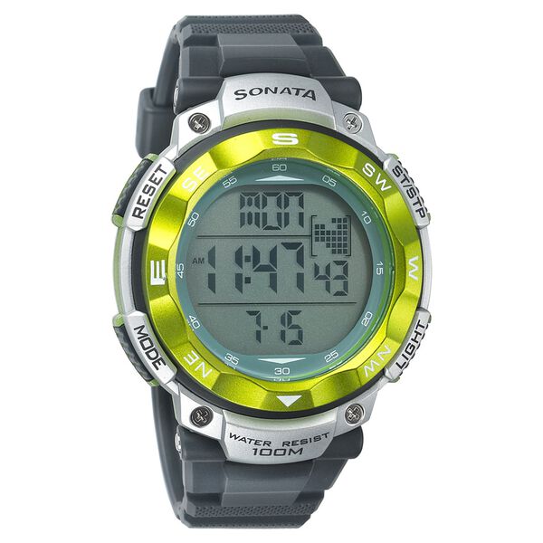 SF Digital Dial Plastic Strap Watch for Men - image number 0