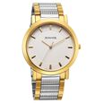 Sonata Utsav Quartz Analog with Day and Date Champagne Dial Stainless Steel Strap Watch for Men