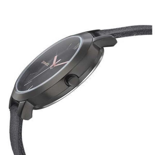 Sonata Quartz Analog Black Dial Leather Strap Watch for Women - image number 1