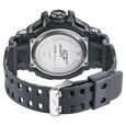 SF Quartz Analog Digital Black Dial PU Strap Watch for Men - image number 3