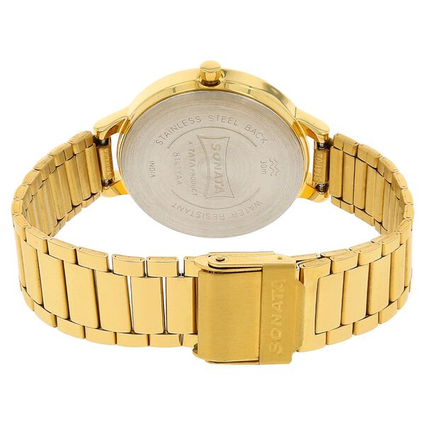 Sonata Elite Silver Dial Women Watch With Stainless Steel Strap - image number 3