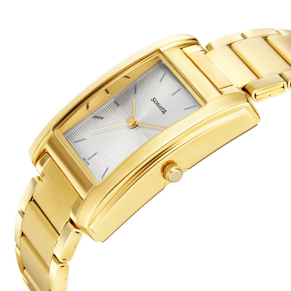 Sonata rectangular dial best sale watches
