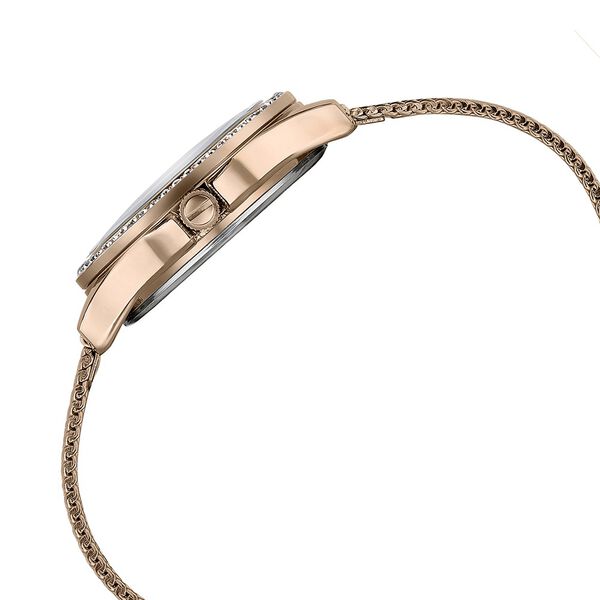 Sonata Poze Quartz Analog Rose Gold Dial Mesh Strap Watch for Women - image number 4