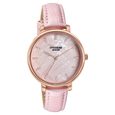 Sonata Poze Quartz Analog Pink Dial Pink Colour Leather Strap Watch For Women - image number 1