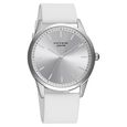Poze by Sonata Quartz Analog Silver Dial Silicone Strap Watch for Men - image number 1