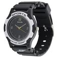 SF Quartz Analog Black Dial Plastic Strap Watch for Men - image number 1