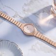 Sonata Poze Quartz Analog Pink Dial Metal Strap Watch for Women - image number 0