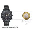 Sonata Wedding Edit Quartz Multifunction Black Dial Stainless Steel Strap Watch For Men - image number 5