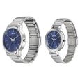 Sonata Quartz Analog Blue Dial Metal Strap Watch for Couple - image number 1