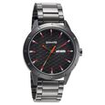 Sonata Quartz Analog with Day and Date Black Dial Metal Strap Watch for Men - image number 0