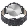Sonata Quartz Analog with Date Black Dial Leather Strap Watch for Men - image number 3