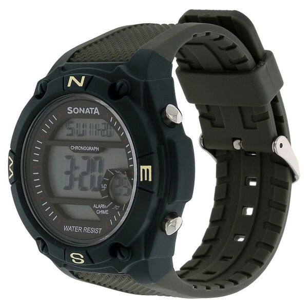 SF Digital Dial Grey Plastic Strap Watch for Men - image number 1