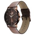 Sonata Aspire Quartz Analog Brown Dial Leather Strap Watch for Men - image number 2