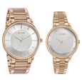 Sonata Modern Bandhan Quartz Analog Silver Dial Stainless Steel Strap Watch for Couple - image number 1
