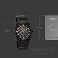 Sonata Festive Quartz Analog Multicoloured Dial Metal Strap Watch For Men - image number 3