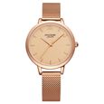 Poze by Sonata Quartz Analog Pink Dial Stainless Steel Strap Watch for Women - image number 0