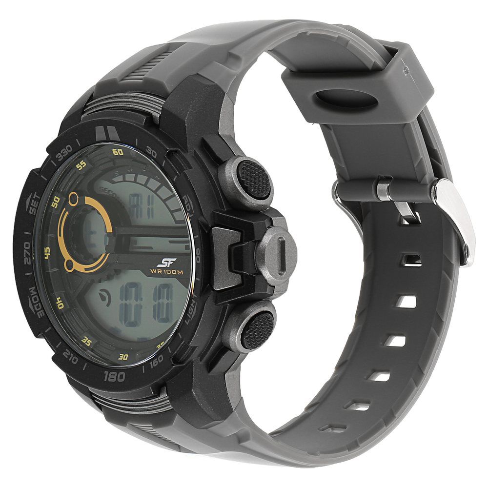 Sonata super fibre digital grey dial men's watch on sale